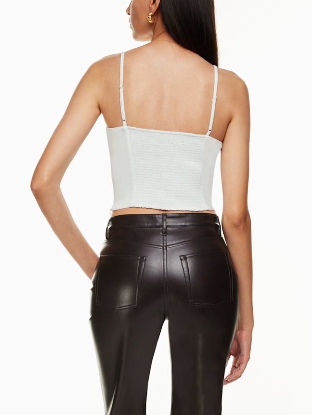 NWOT Aritzia Wilfred White Bustier - Picture 2 of 7